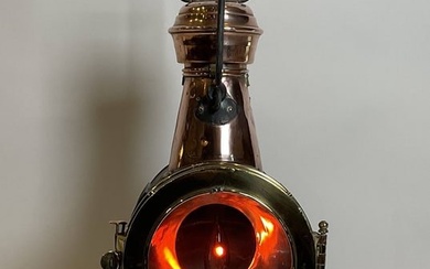 1912 French Marine and Rail Signal Lantern