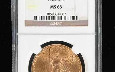 1925 St. Gaudens, Double Eagle $20 Dollar Gold Coin