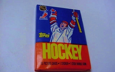 1986-1987 TOPPS NHL HOCKEY WAX PACK BUBBLE GUM WITH CARDS UNOPENED PACK