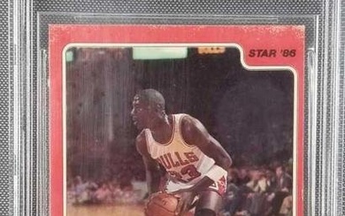 1986 Star Michael Jordan #9 BGS 7.5