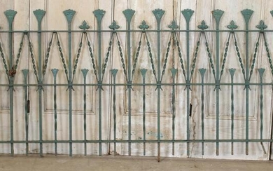 19th C Thistle Theme Fence Panels
