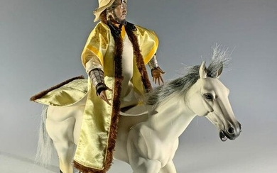 2 Boxed 1/6 Genghis Khan and Horse Figures, 303 Toys