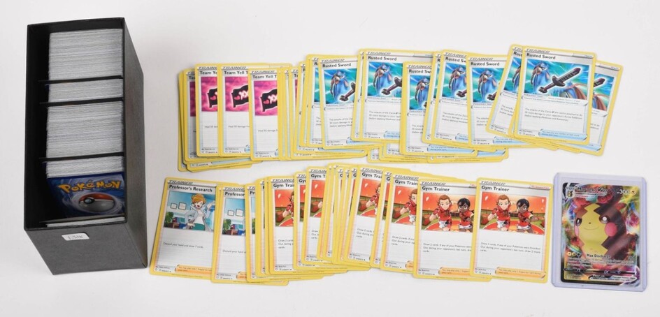 200+ Pokemon Cards.