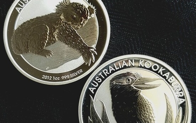 2012 Australia Koala & Kookaburra Original Caps