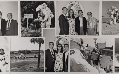 Apollo 15 Lot of (9) Vintage Original NASA Photographs
