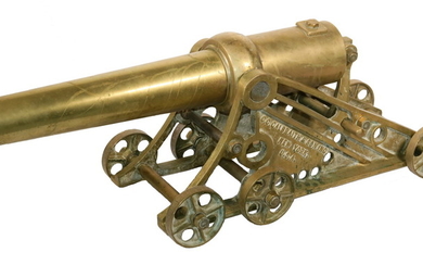 SOLID BRASS LINE CANNON
