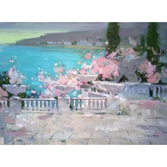 21st Century Ukrainian Seascape Oil Painting