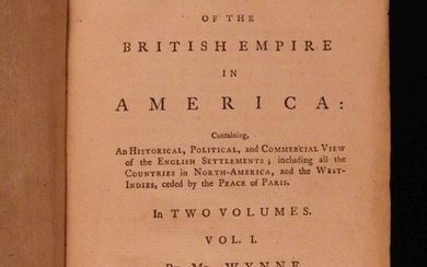 1770 Wynne Britain in America French/Indian WAR
