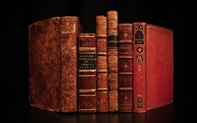 1774 Lot of 6 Books Kempis Imitation Johnson Rasselas