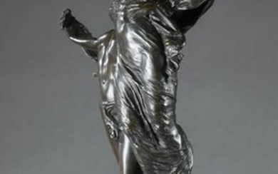 After Eugene Marioton, La Danse, bronze.