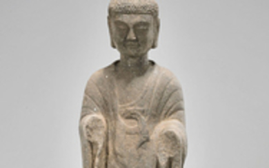 Chinese Carved Stone Standing Figure