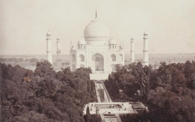 A composed set of sixteen commercial sepia photographs of north India