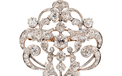 Edwardian Diamond Pendant/Brooch