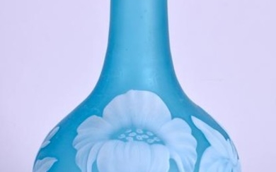 A FINE ANTIQUE CAMEO GLASS VASE Attributed to Webb.