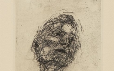 Frank Auerbach, Lucian Freud, from Six Etchings of Heads