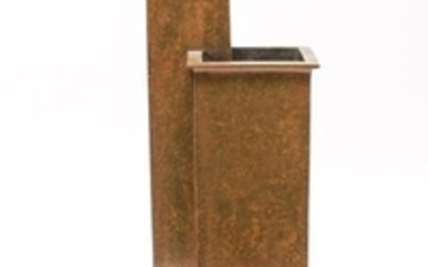 Frank Lloyd Wright Foundation Large Bronze Vase