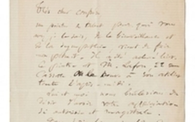 Louis PASTEUR 1822-1895 Lettre autographe signée