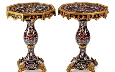 A Pair of Neoclassical Style Gilt-Bronze-Mounted