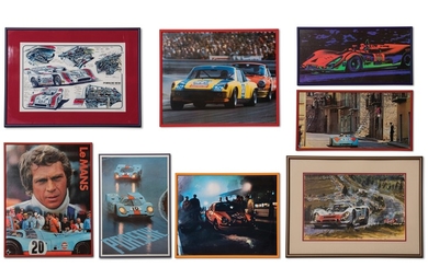 Porsche Racing Posters and Photographs