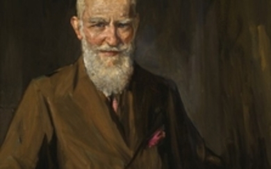 PORTRAIT OF GEORGE BERNARD SHAW, Sir John Lavery, R.A., R.H.A., R.S.A.