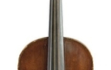 Saxon Violin - C. 1895, unlabeled, length of two-piece back 358 mm.