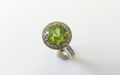 Sea Green Aquamarine Lady's Ring