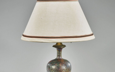 Tiffany Favrile Glass & Cassidy Bronze Lamp