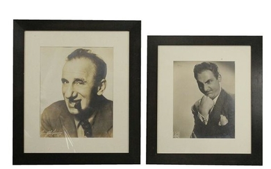 Two [2] Comedian Photos Sid Cesar and Jimmy Durante