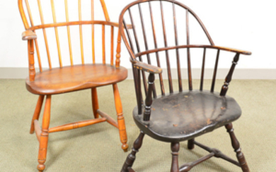 Two Sack-back Windsor Chairs