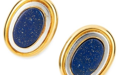 VINTAGE LAPIS LAZULI EARRINGS, PALOMA PICASSO FOR