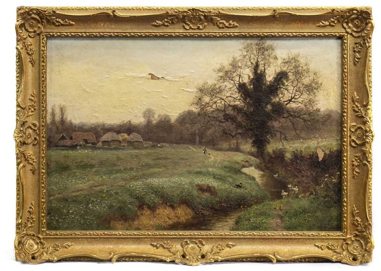 LANDSCAPE, AN OIL BY GEORGE GIBBS