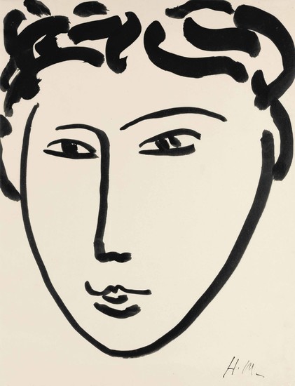 Henri Matisse (1869-1954), Tête de femme