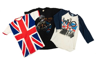 (3) Grouping of Vintage T-Shirts inc. The Who