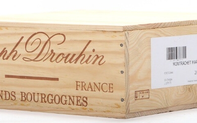 3 bts. Mg. Montrachet Grand Cru “Marquis de Laguiche”, Joseph Drouhin 2012 A (hf/in). Owc.