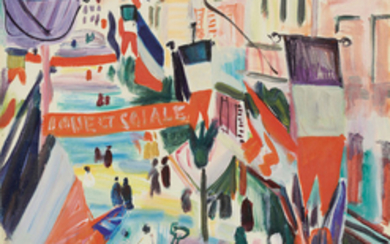 Raoul Dufy (FRANCE, 1877-1953), 14 Juillet au Havre