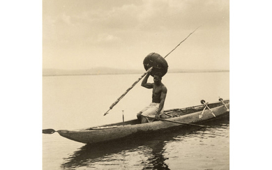 Casimir Zagourski (1883-1944) Pêcheur sur le Congo