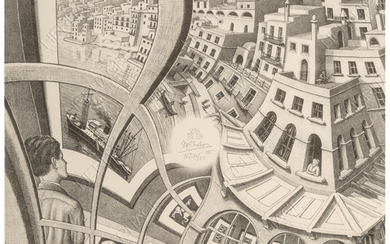 M. C. Escher (1898-1972), Print Gallery (1956)