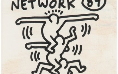 77122: Keith Haring (1958-1990) Wells Network 89, 1989