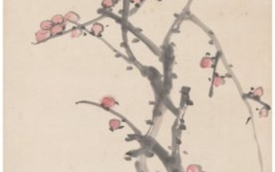 78122: Wang Zhimei (Chinese, late Qing Dynasty) Prunus