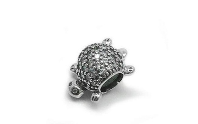925 Sterling Silver Tortoise Bracelet / Necklace Charm