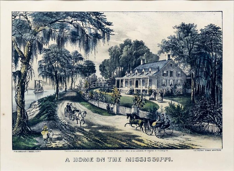 Currier & Ives, Home on the Mississippi