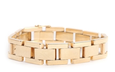 A 14k gold bracelet. L. 18.2 cm. Weight app. 25.5 g.