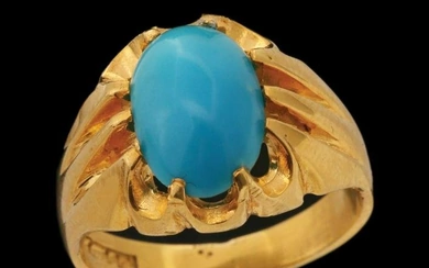 A 9K VICTORIAN GOLD RING