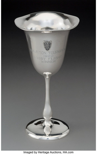 A Brock & Company Silver Trophy Goblet (1922)