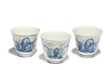 A CHINESE DOUCAI WINE CUP