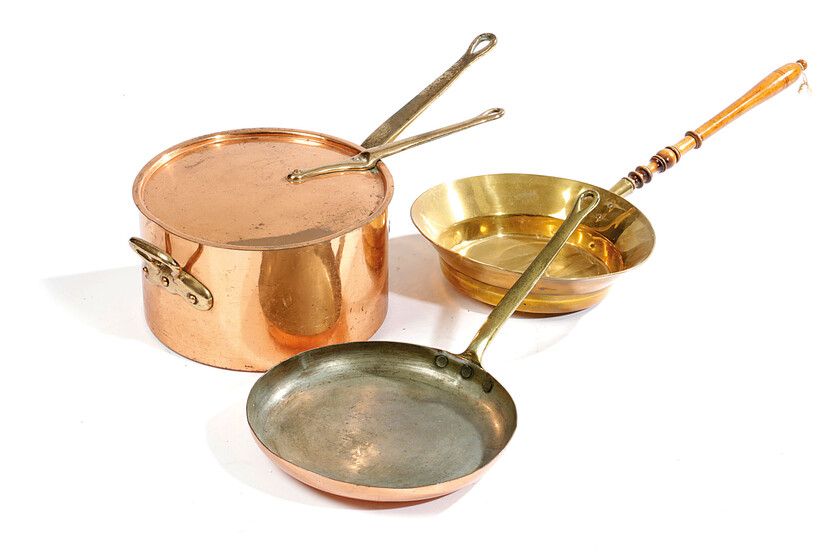 A COLLECTION OF COPPER AND BRASS WARE
