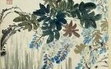 A Chinese Painting, Wang Rong Mark