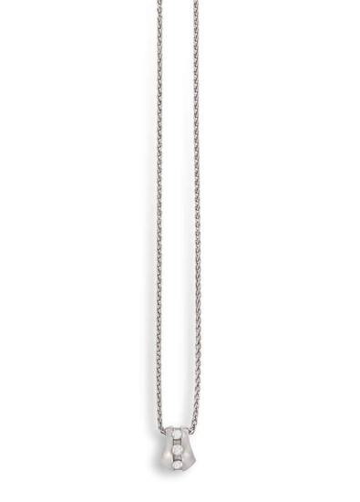 A DIAMOND 'AMARE' PENDANT ON CHAIN, BY BOODLES...