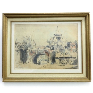 A Drawing Signed Evert Moll