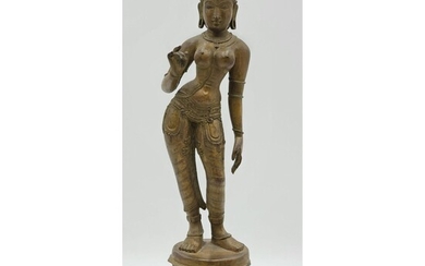 A Fine Antique Indian Bronze Standing Figure of Shiva